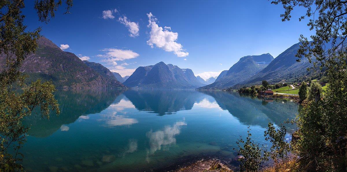 Норвежское озеро 1 - интерьерная фотокартина