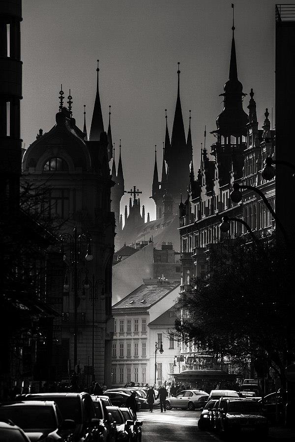 Улицы Праги - интерьерная фотокартина