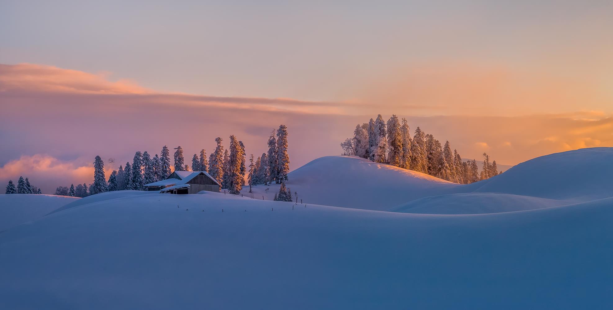 Фотокартина Зима на Кавказе