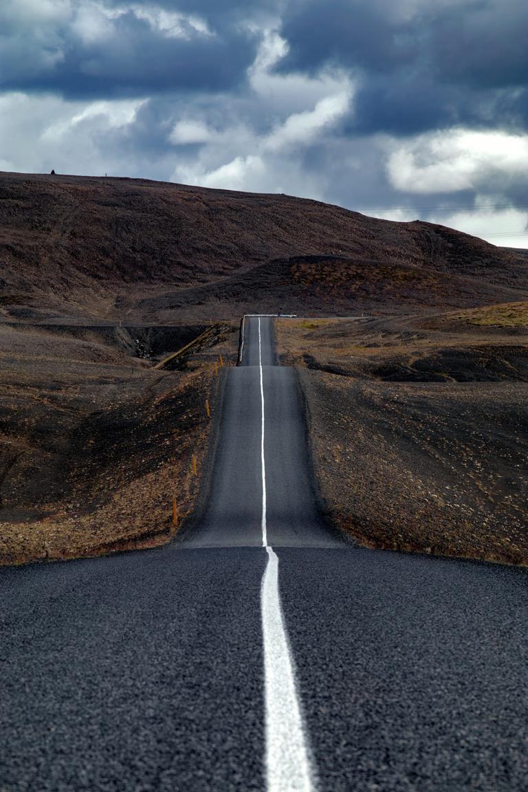 Дорога в Исландии - интерьерная фотокартина