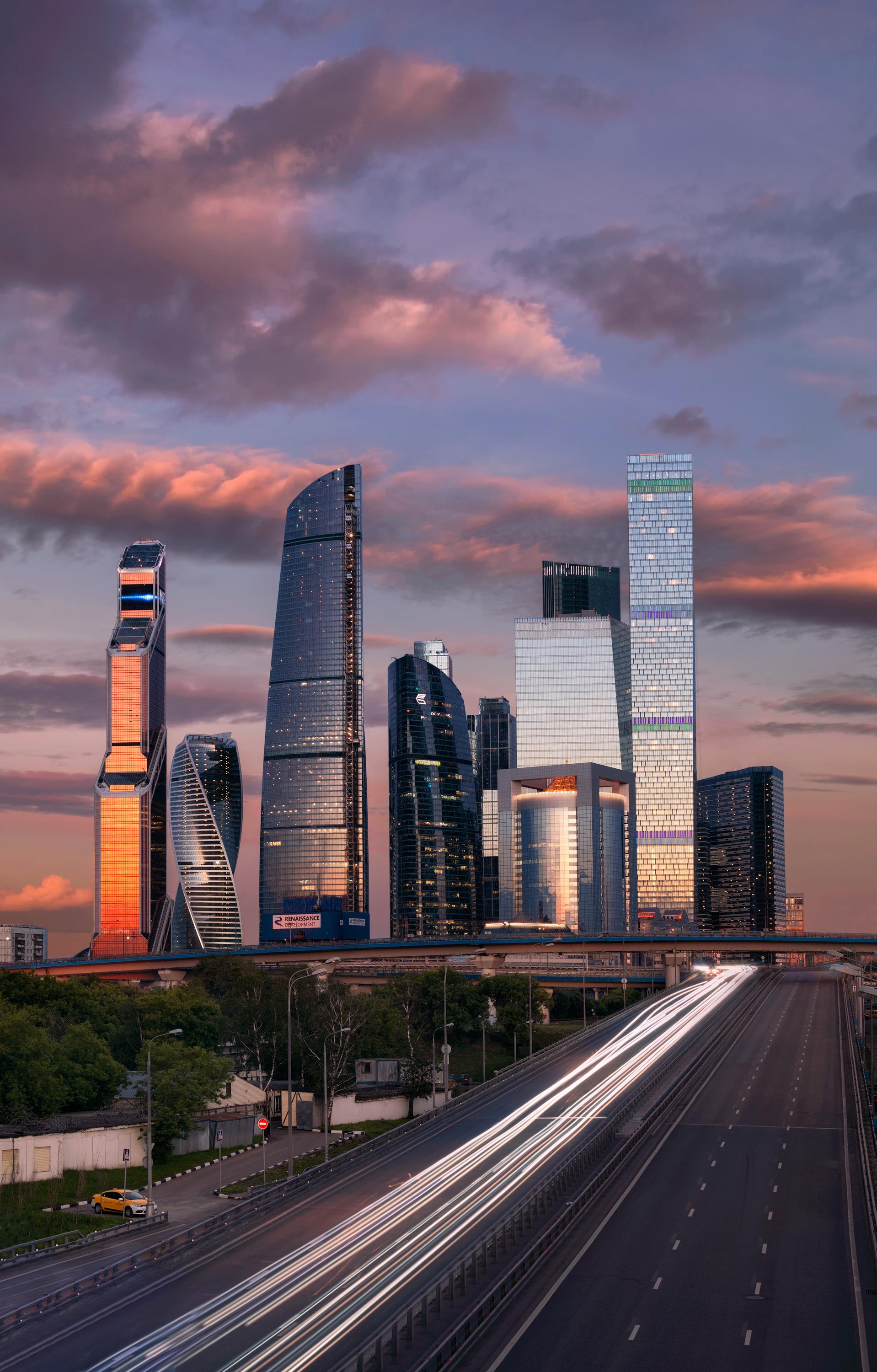 Москва Сити 2 - интерьерная фотокартина