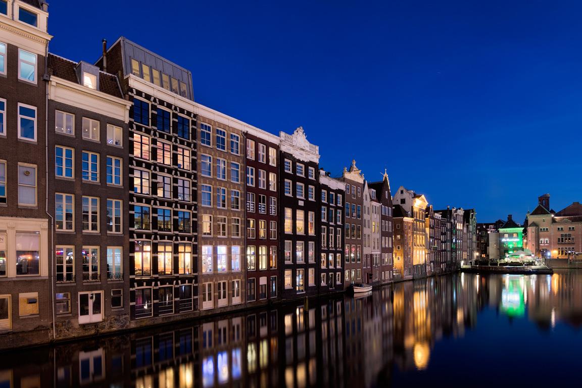 Дома Амстердама - интерьерная фотокартина