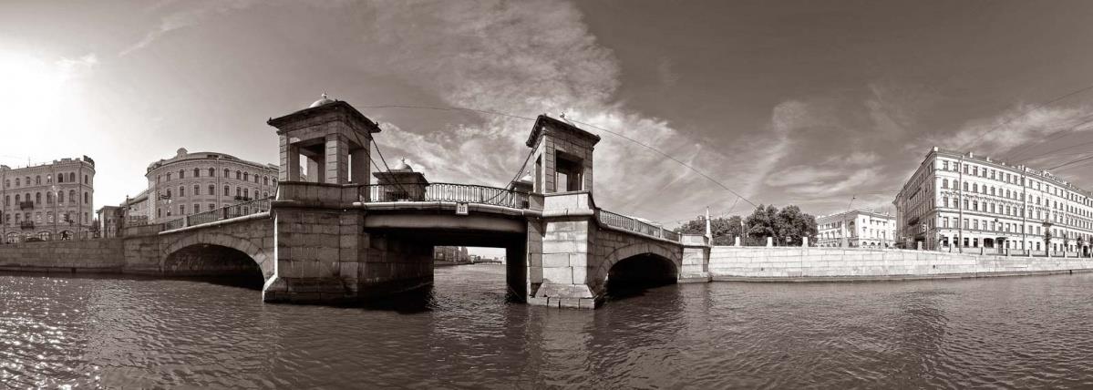 Мост Ломоносова - интерьерная фотокартина