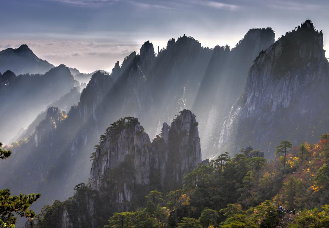 Горы Хуаншань 3 - интерьерная фотокартина