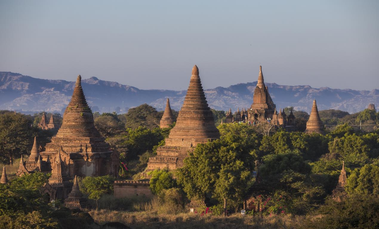 Древняя столица Мьянмы 3 - интерьерная фотокартина