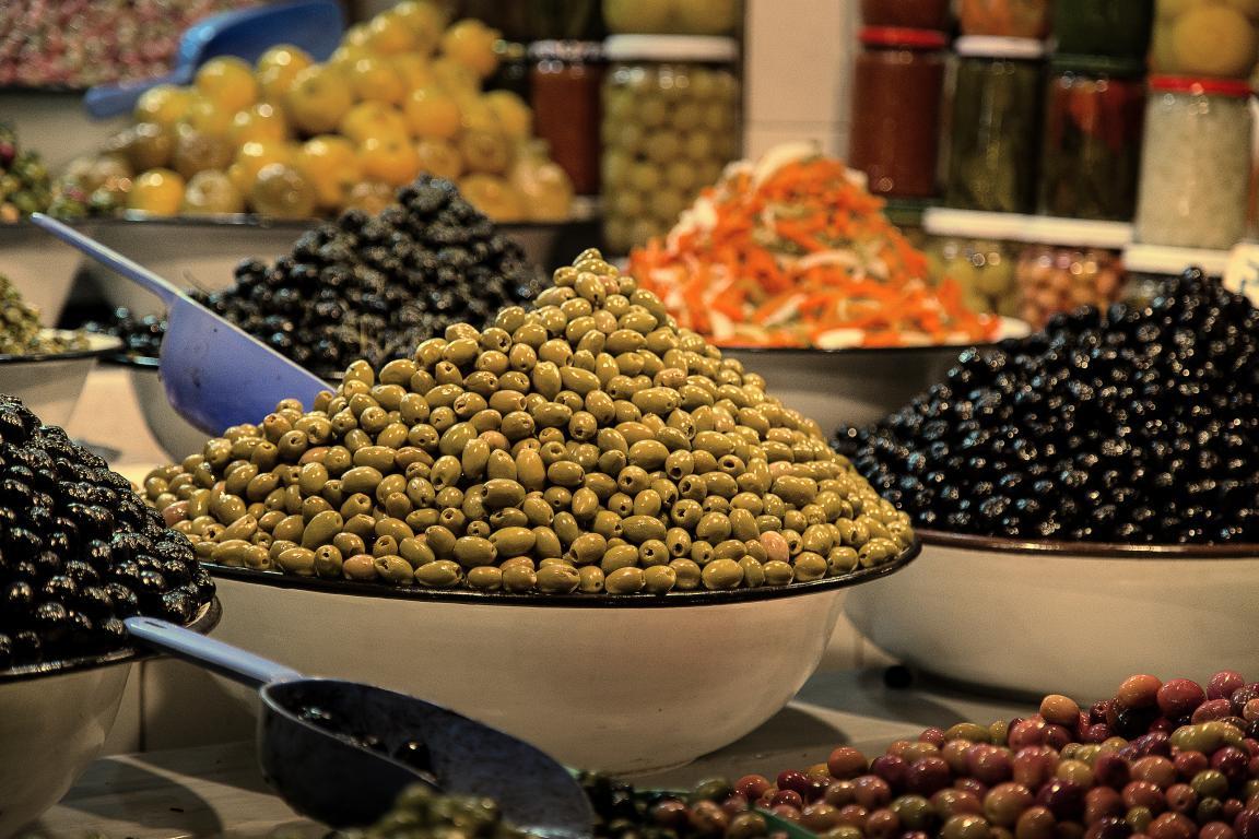 Марокканские оливки - интерьерная фотокартина