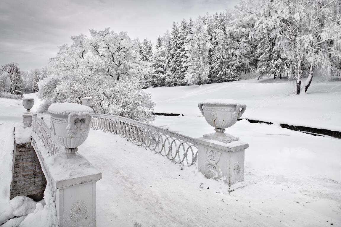 Зимний Павловск 2 - интерьерная фотокартина