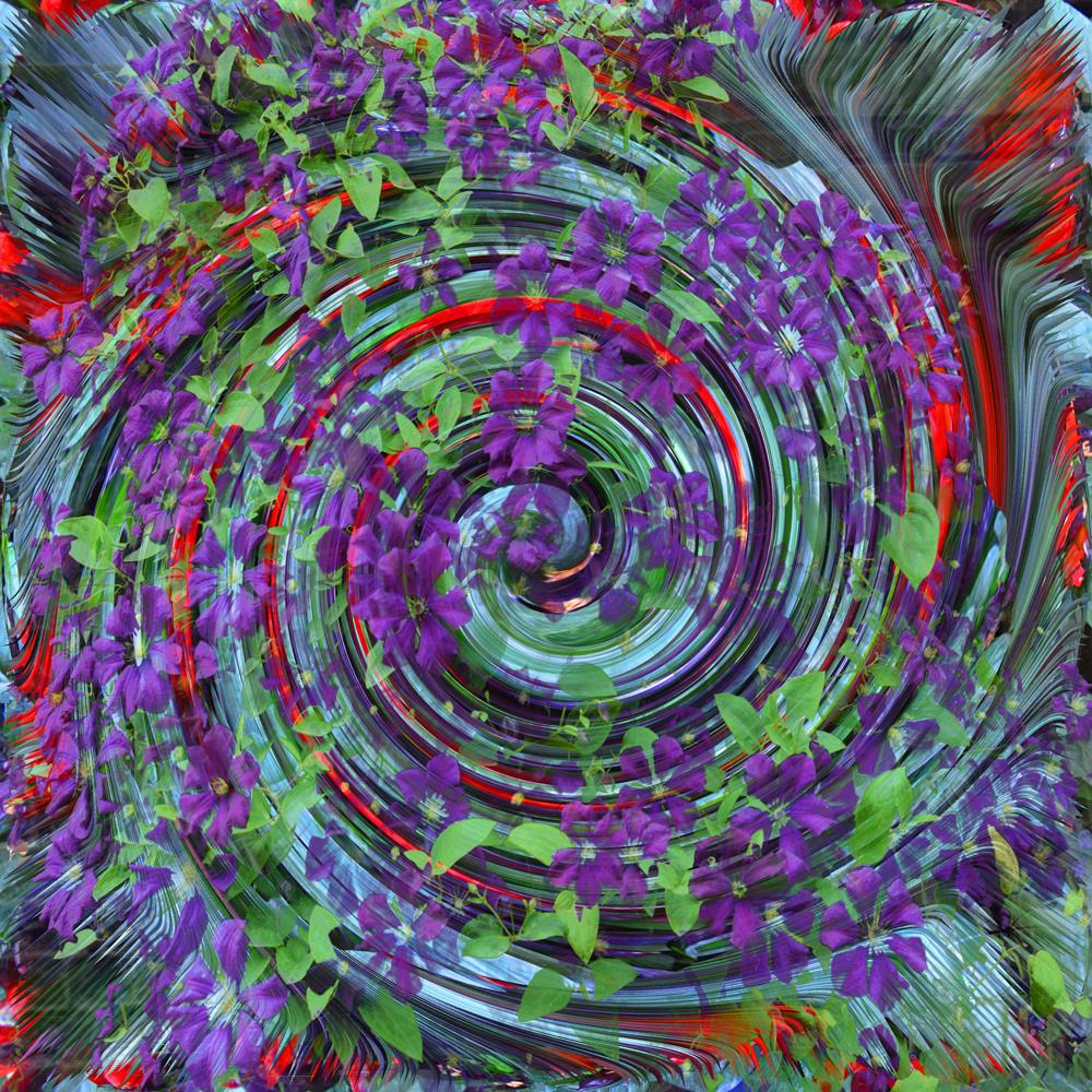 Flower Fountain 4 - интерьерная фотокартина