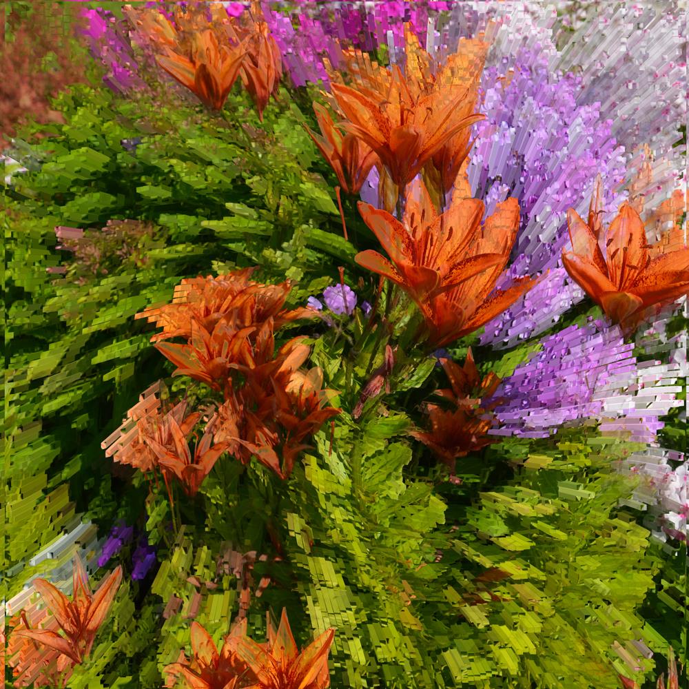 Flower Fountain 15 - интерьерная фотокартина