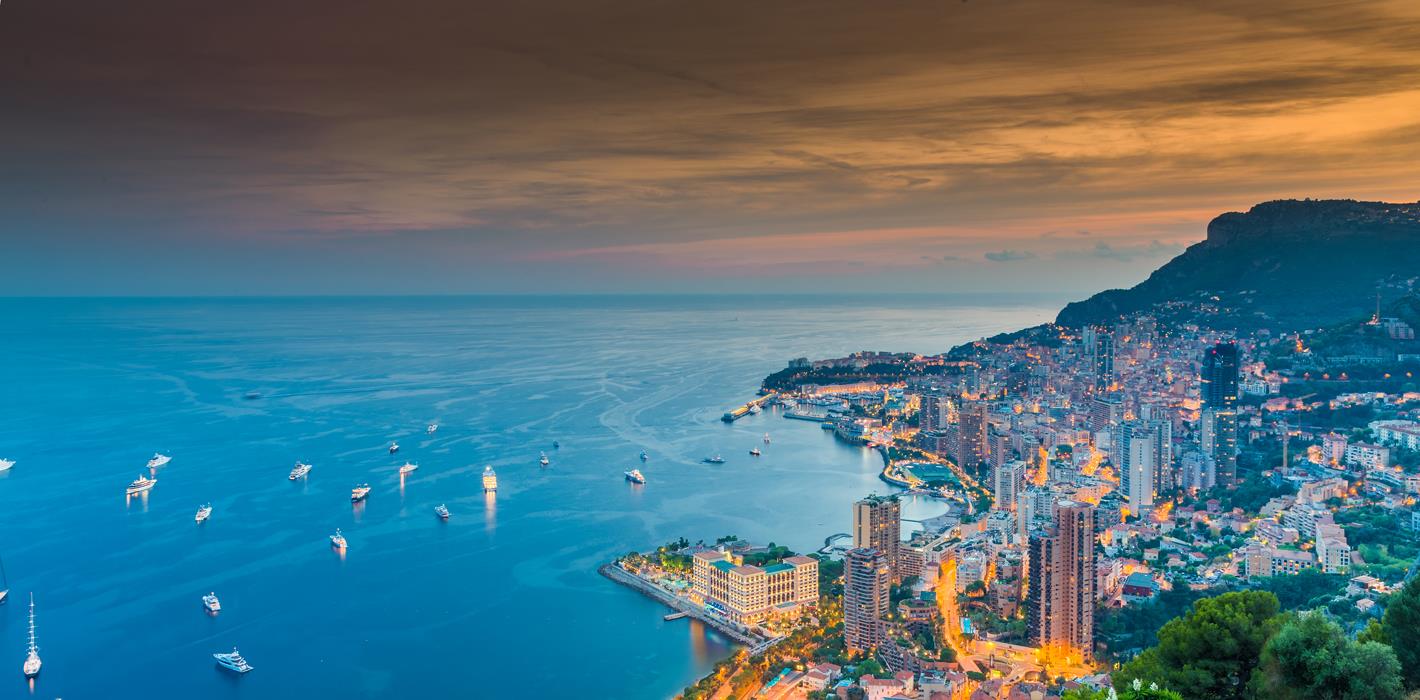 Панорама Monaco - интерьерная фотокартина