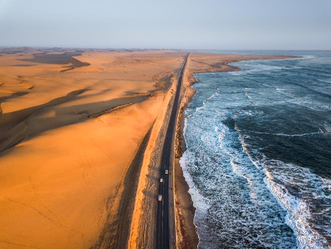Песчаные дюны и океан - интерьерная фотокартина