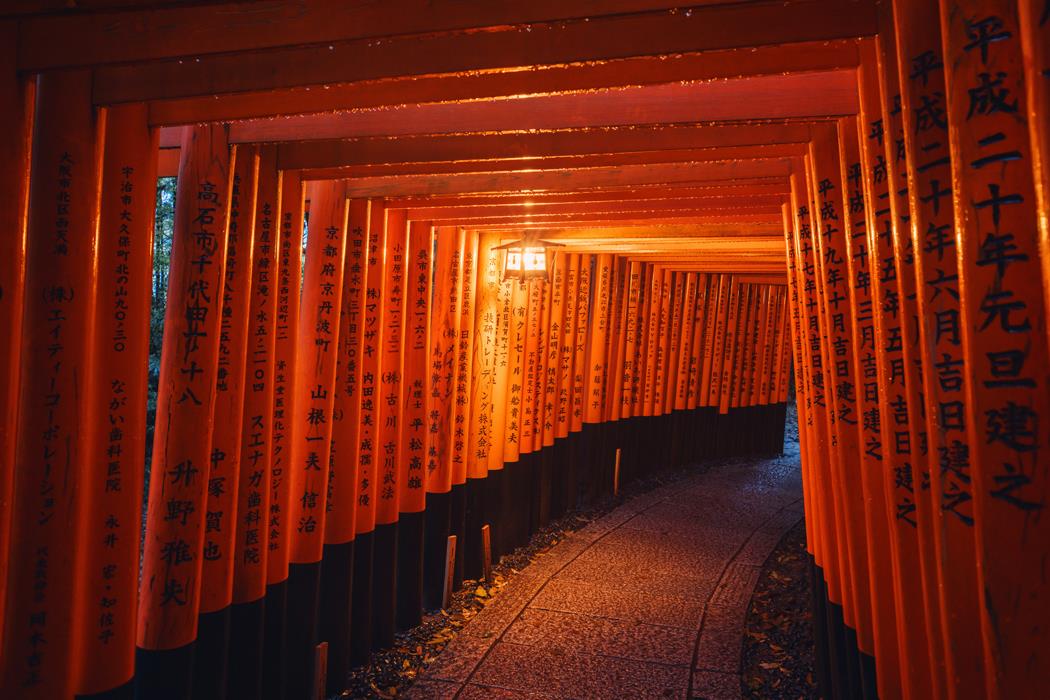 Храм тысячи ворот - интерьерная фотокартина