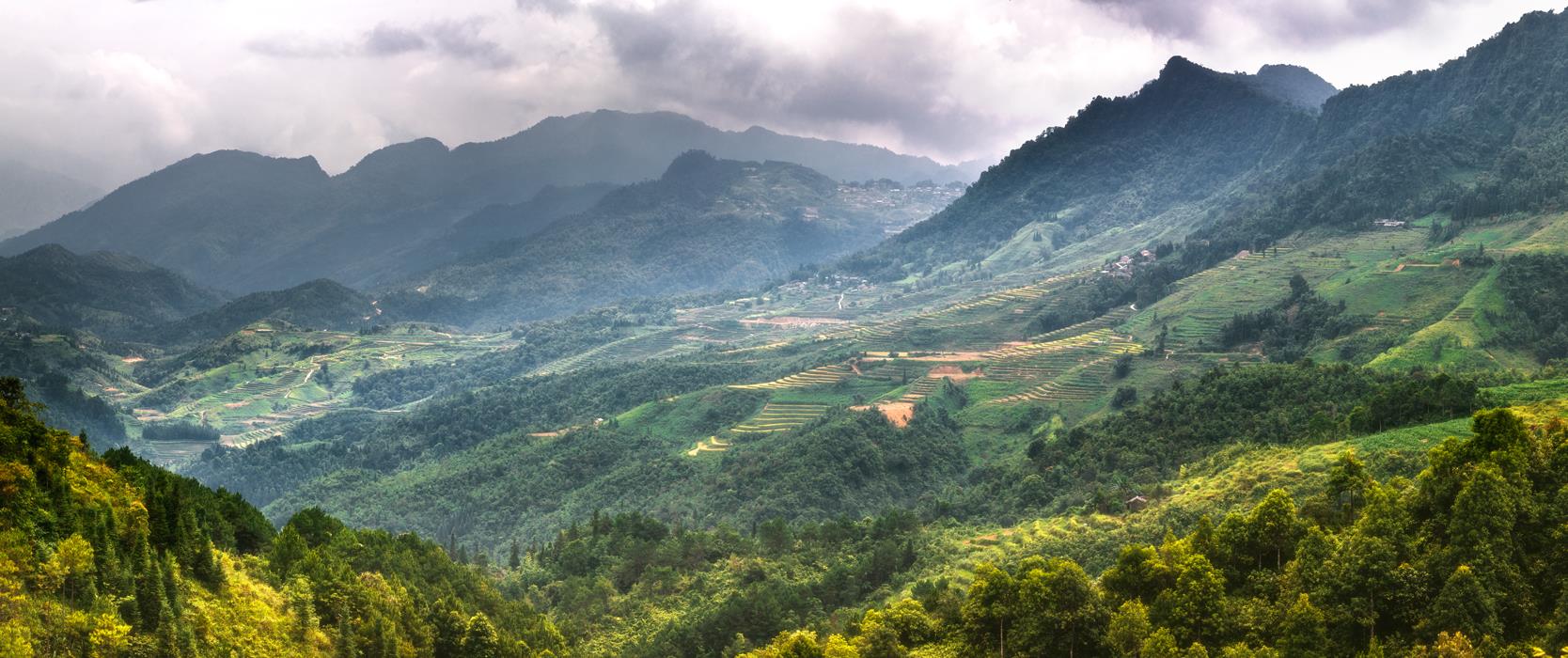 Пейзаж Северного Вьетнама - интерьерная фотокартина