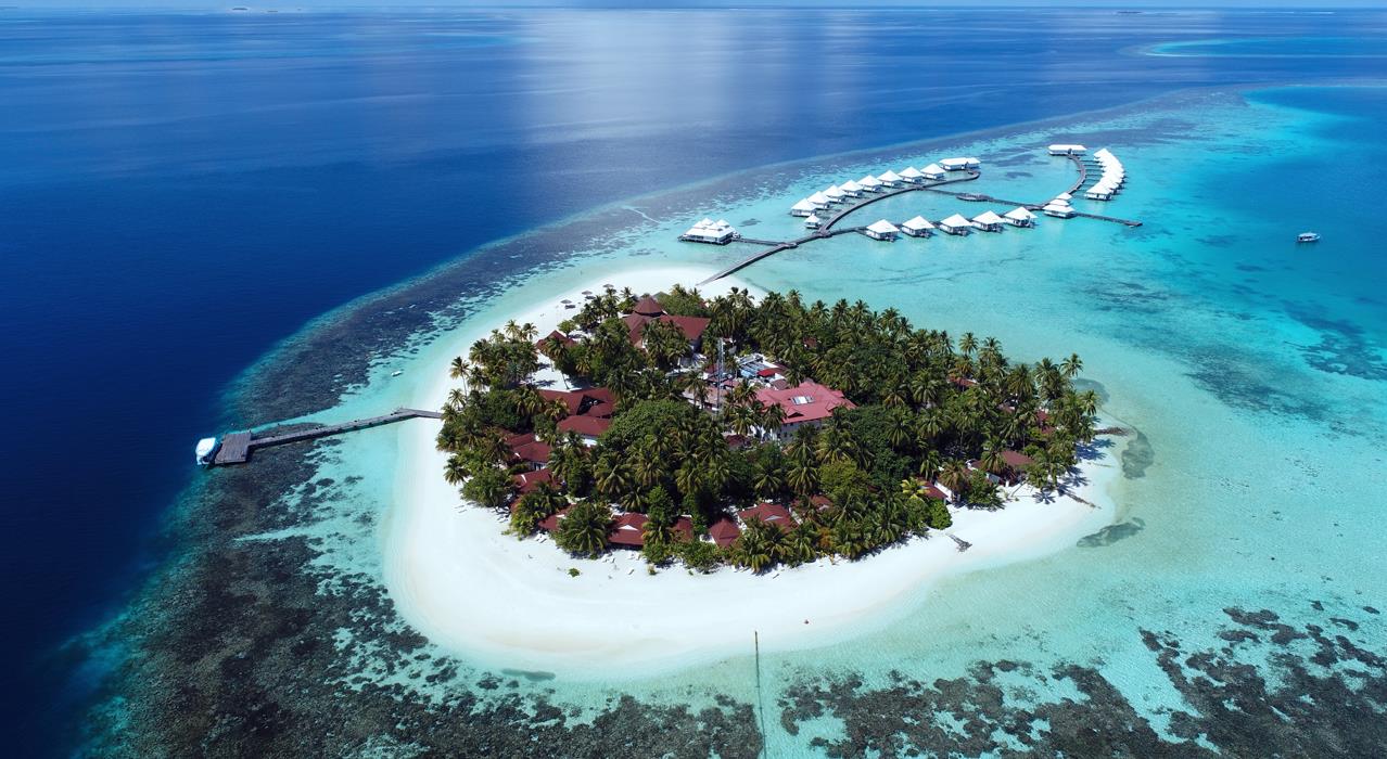 Мальдивский остров - интерьерная фотокартина
