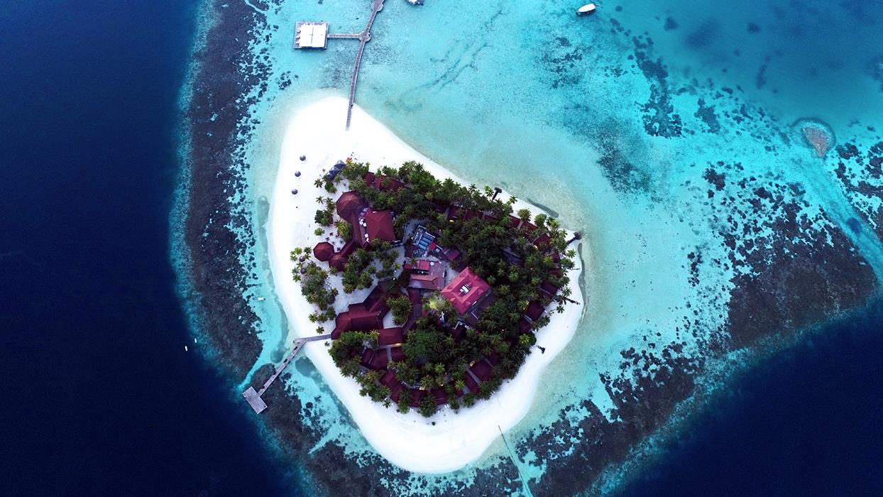 Мальдивский остров 2 - интерьерная фотокартина