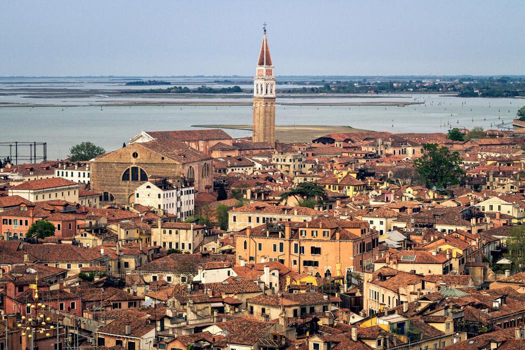 Венеция с высоты птичьего полета - интерьерная фотокартина