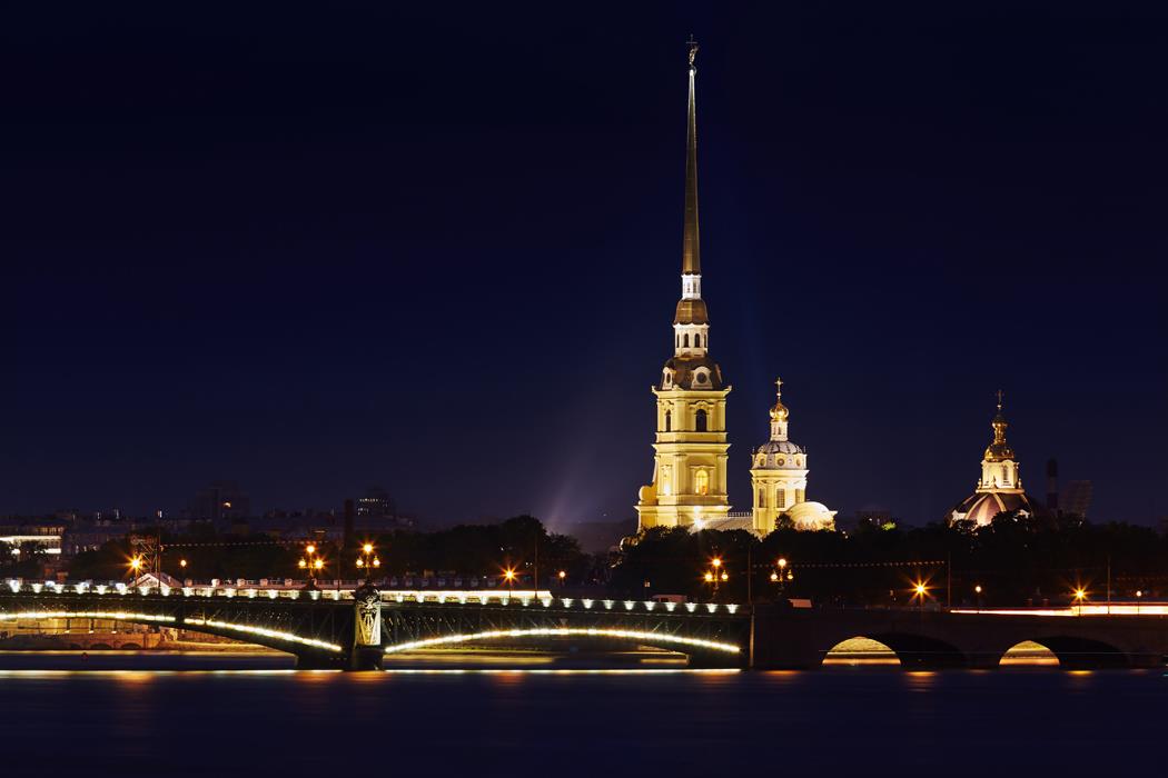 Ночной Петербург 2 - интерьерная фотокартина