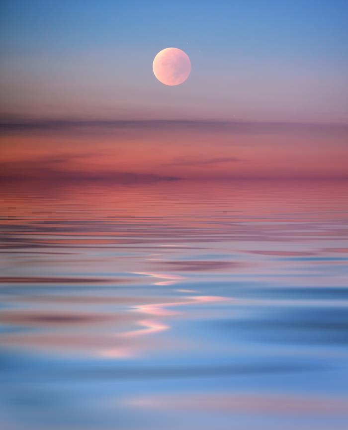 Фотокартина Одинокая луна