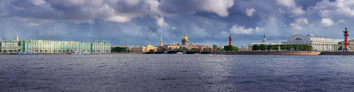 Панорама Петербурга - интерьерная фотокартина