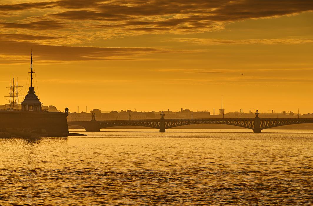 Золотой Петербург - интерьерная фотокартина