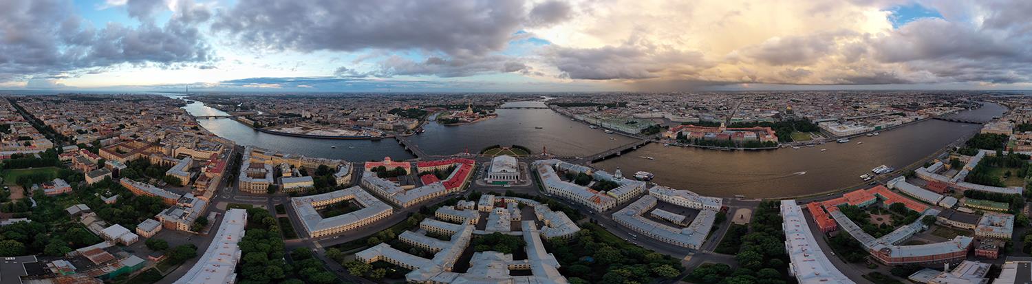 Петербург. Панорама - интерьерная фотокартина