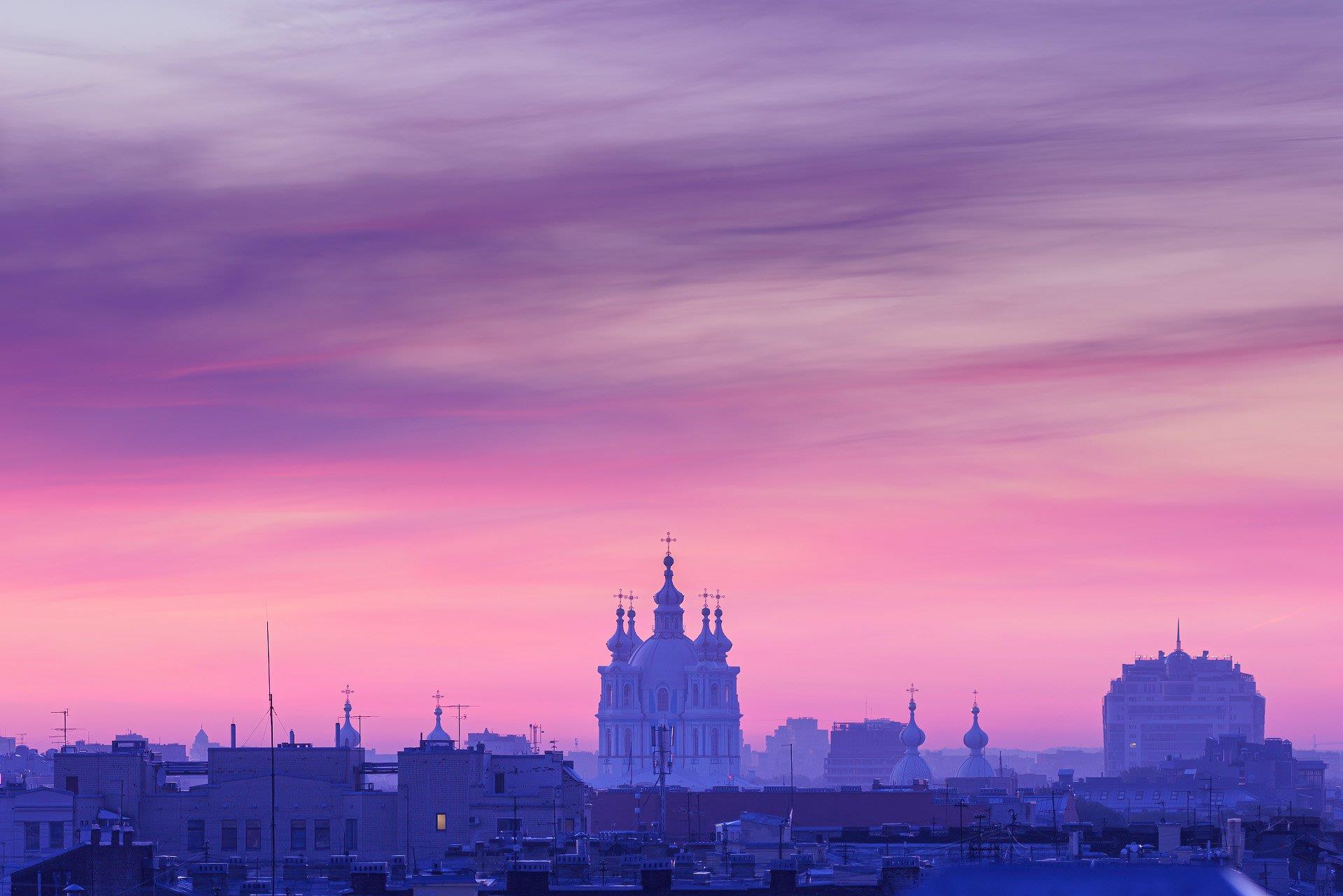 Фотокартина Розовый закат
