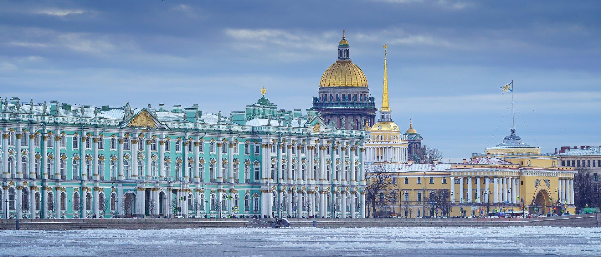 Дворцовая набережная - интерьерная фотокартина