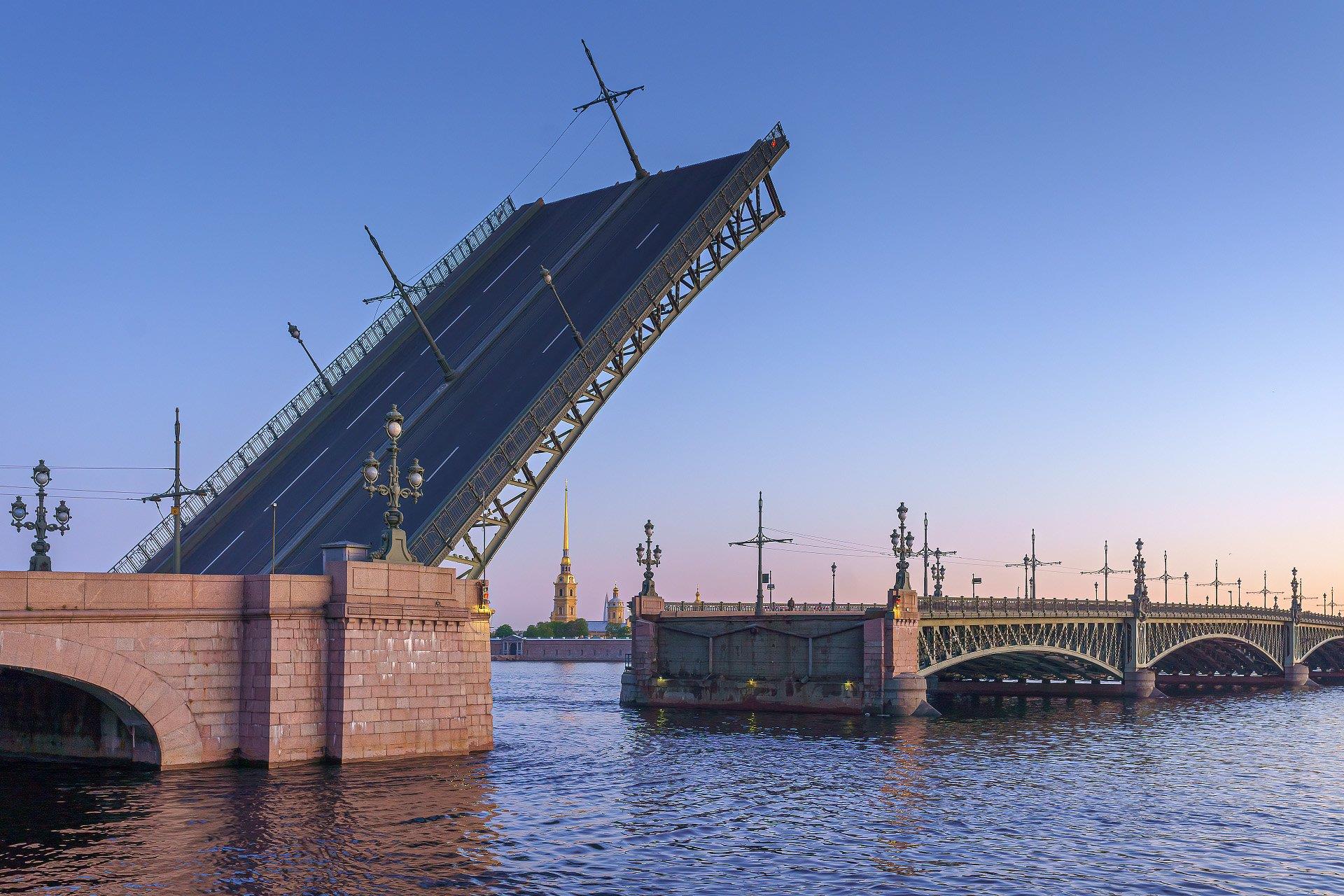 Троицкий мост 2 - интерьерная фотокартина