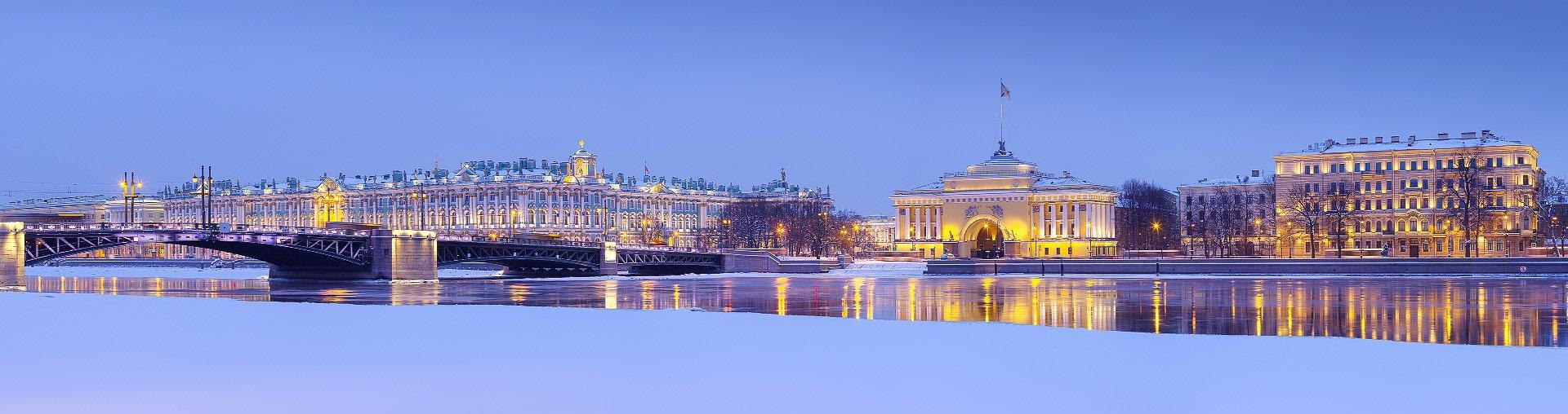 Зимняя набережная 2 - интерьерная фотокартина