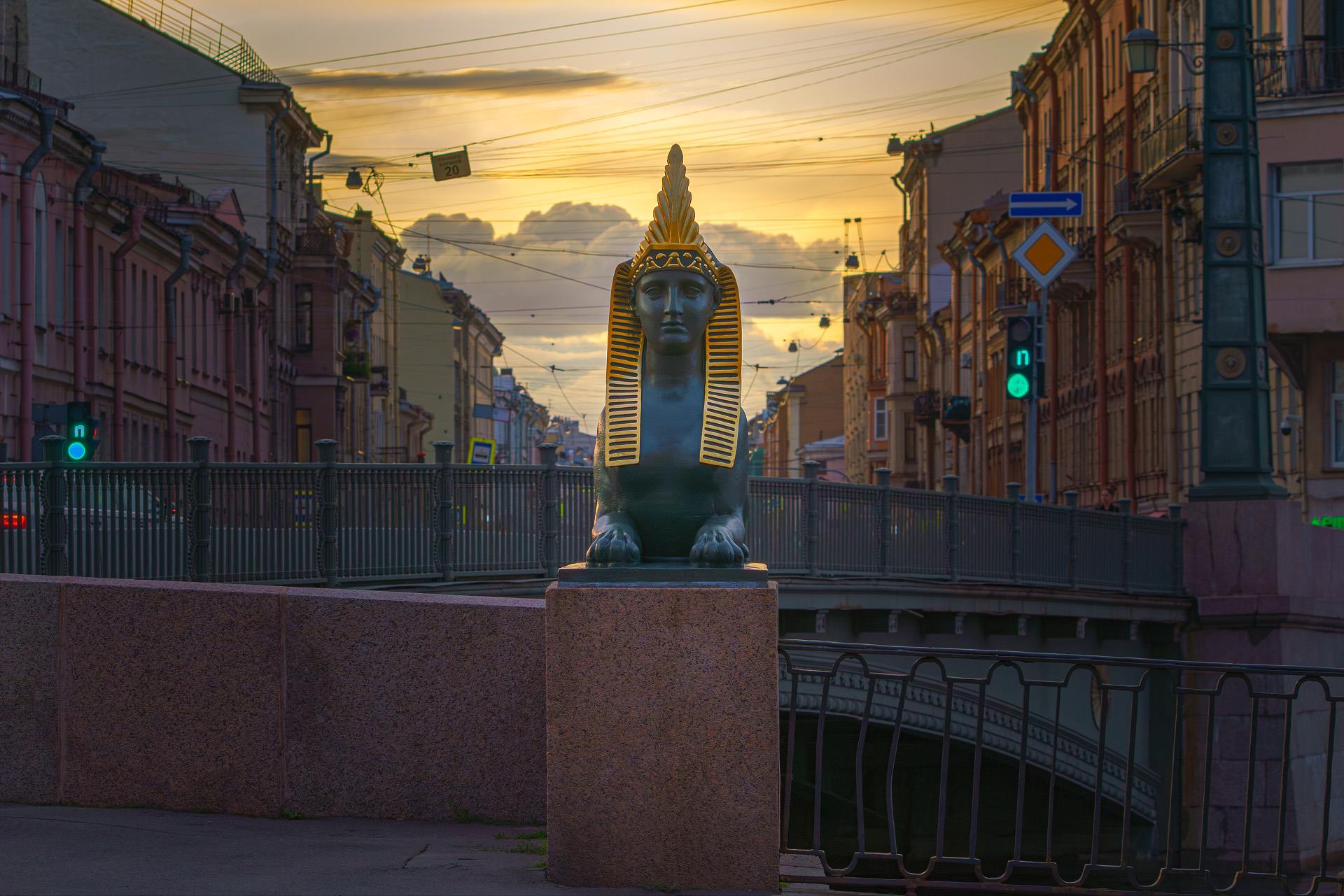 Египетский мост - интерьерная фотокартина